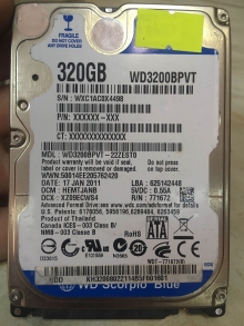 WD3200BPVT-22ZEST0