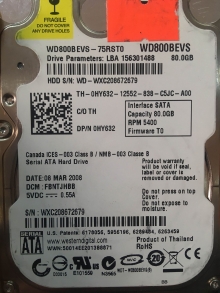 WD800BEVS-75RST0