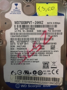 WD7500BPVT-24HZZT3