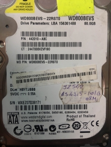 WD800BEVS-22RST0