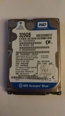 WD3200BEVT-22A23T0