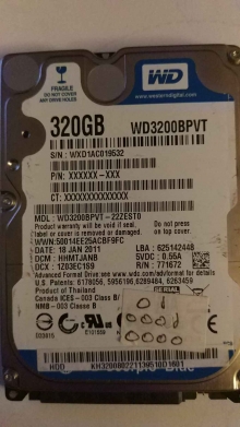 WD3200BPVT-22ZEST0