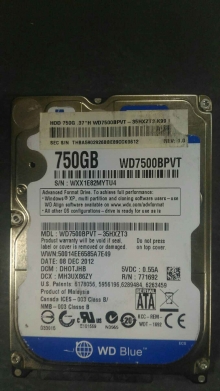 WD7500BPVT-35HXZT3
