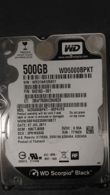 WD5000BPKT-60PK4T0