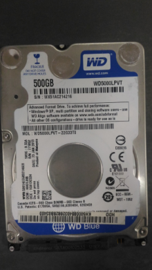 WD5000LPVT-26G33T0