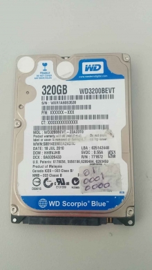 WD3200BEVT-22A23T0