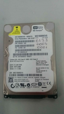 WD1600BEVS-60RST0