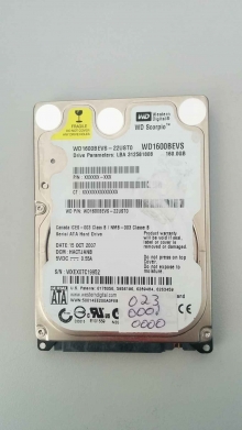 WD1600BEVS-22UST0