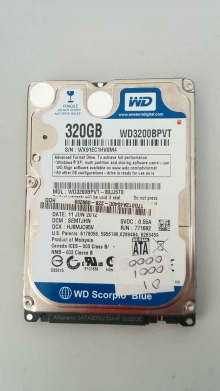 WD3200BPVT-80JJ5T0