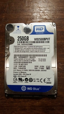 WD2500BPVT-00JJ5T0