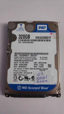 WD3200BEVT-00A23T0