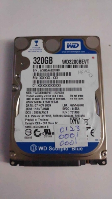 WD3200BEVT-22ZCT0