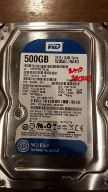 WD5000AAKX-60U6AA0
