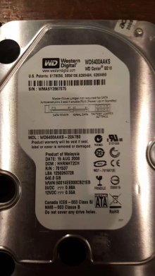 WD6400AAKS-22A7B0