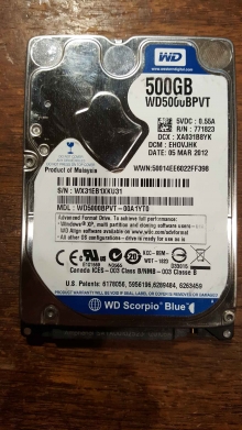 WD5000BPVT-00A1YT0