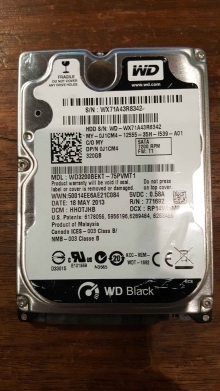 WD3200BEKT-75PVMT1