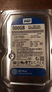 WD5000AAKX-08U6AA0