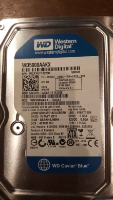 WD5000AAKX-753CA1