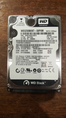 WD3200BEKT-08PVMT1