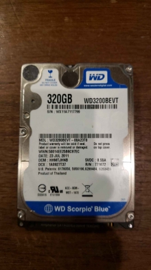 WD3200BEVT-00A23T0