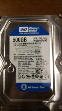 WD5000AAKS-00UU3A0