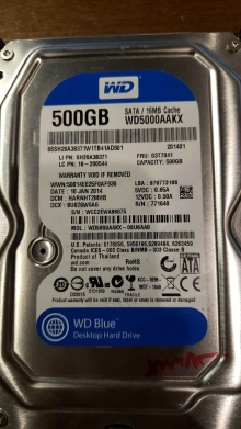 WD5000AAKX-08U6AA0