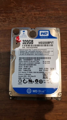WD3200BPVT-22JJ5T0