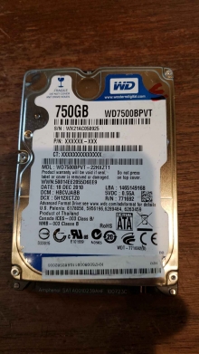 WD7500BPVT-22HXZT1