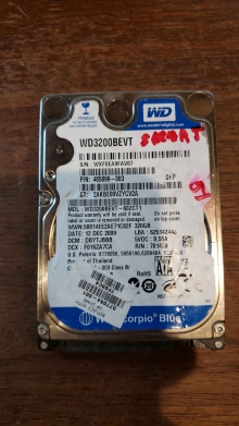 WD3200BEVT-60ZCT1